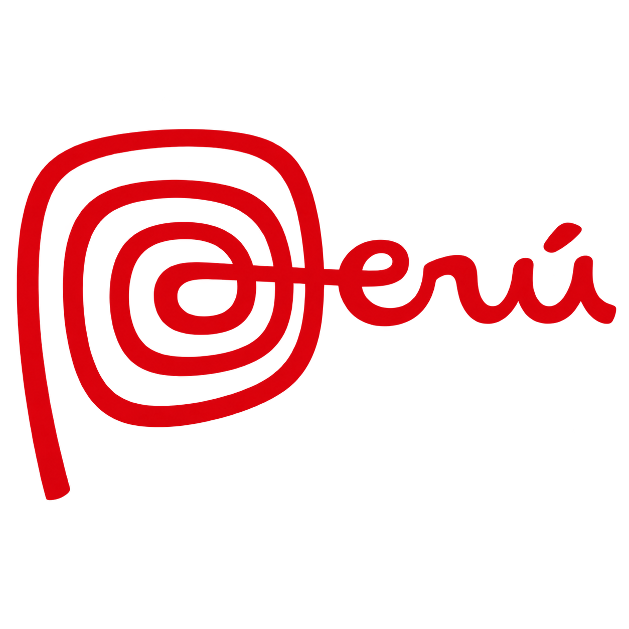 Perú Tourism Logo on Transparency